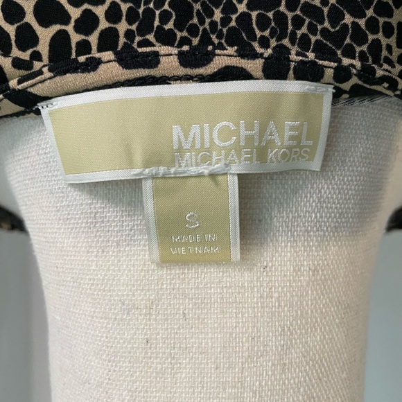Michael Kors animal print top size small - Picture 5 of 9